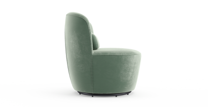 Brosa Ada Swivel Accent Chair (Russian Sage)