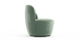Brosa Ada Swivel Accent Chair (Russian Sage)