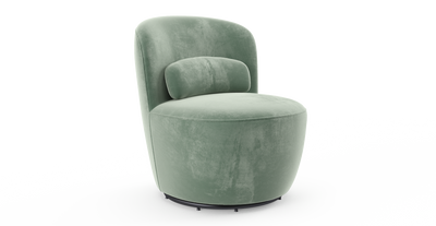 Brosa Ada Swivel Accent Chair Russian Sage