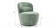 Brosa Ada Swivel Accent Chair (Russian Sage)
