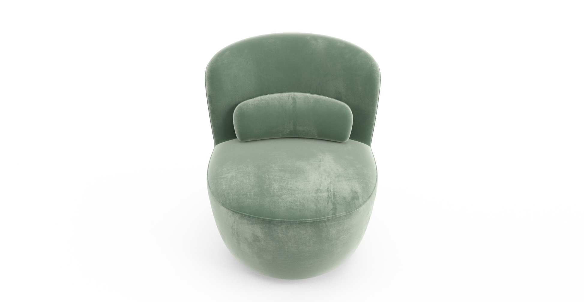 Brosa Ada Swivel Accent Chair (Russian Sage)