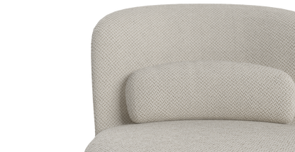 Brosa Ada Swivel Accent Chair (Seashell White)