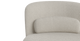 Brosa Ada Swivel Accent Chair (Seashell White)