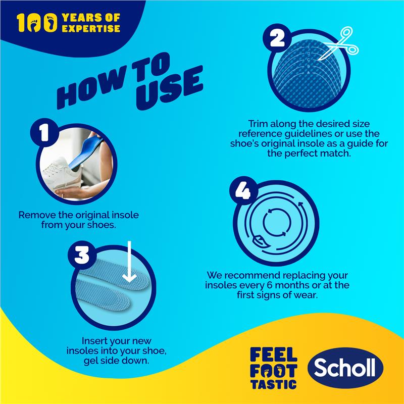 Scholl Gel Activ Insole Formal - Large