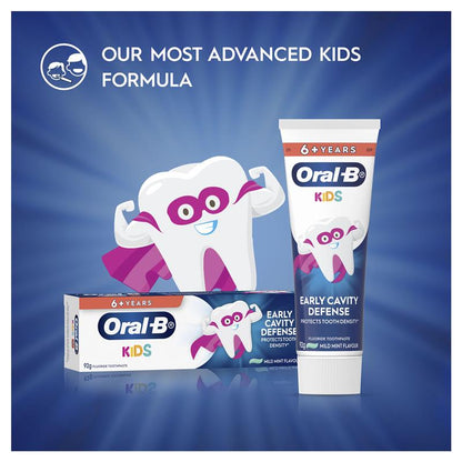 Oral-B Kids Toothpaste Early Cavity Defence 6+ Yrs - 92g