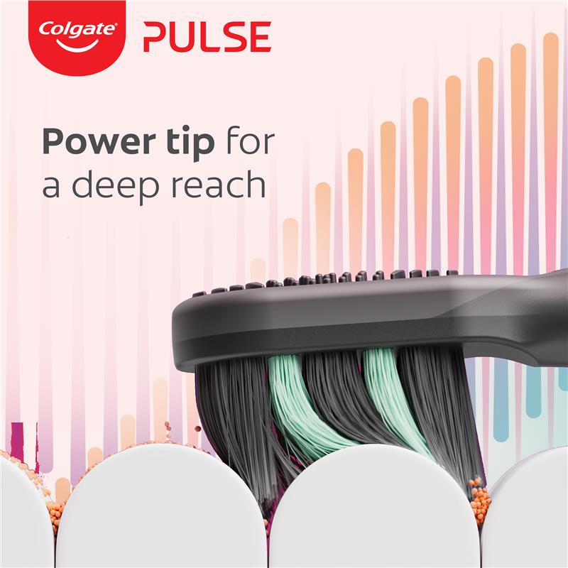 Colgate Electric Toothbrush Pulse Deep Clean Refills 4 Pack