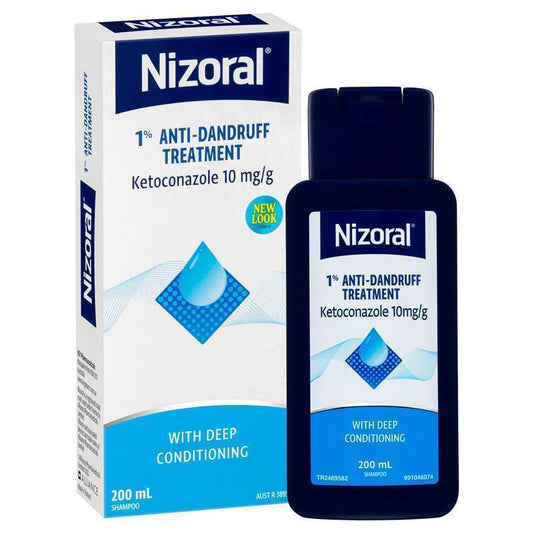 Nizoral 1% Anti-Dandruff Treatment Shampoo 200ml - Deep Conditioning Formula