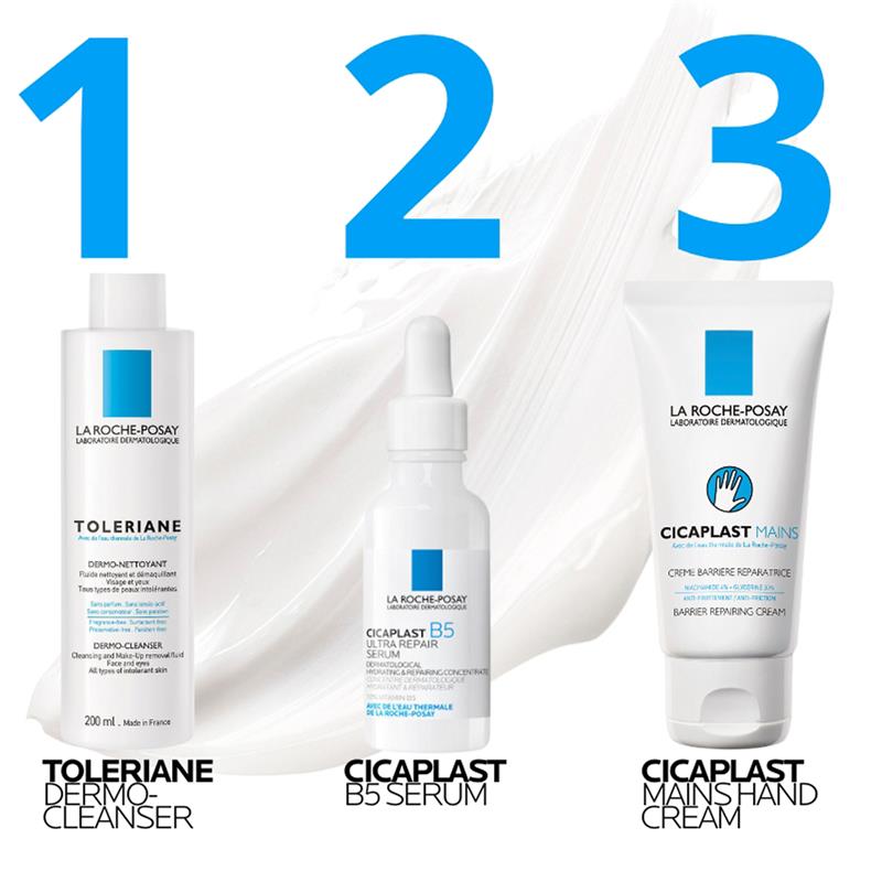 La Roche-Posay Cicaplast Hand Cream 50ml - Repair and Moisturize Dry Hands-Auzzi Store