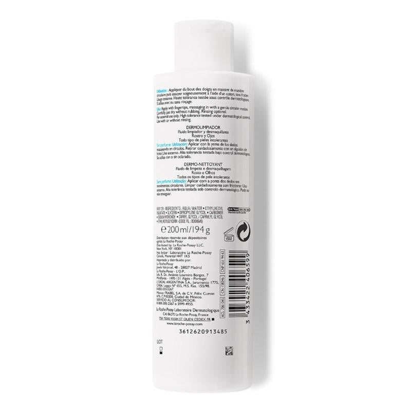 La Roche-Posay Toleriane Dermo Cleanser 200ml - Gentle Makeup Remover for Sensitive Skin-Auzzi Store