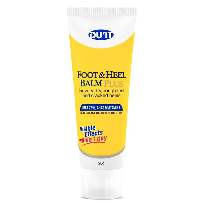 DU'IT Foot & Heel Balm Plus 20g with 25% Urea for Cracked Heels
