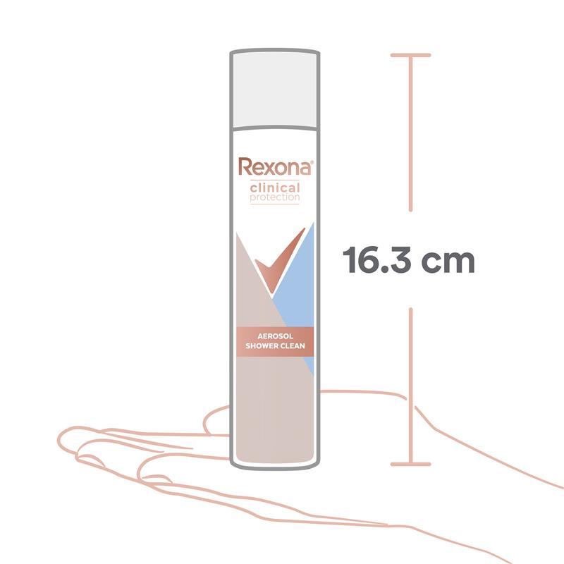 Rexona Women Clinical Antiperspirant Spray – 96H Protection, 180ml