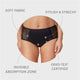 TENA Washable Absorbent Underwear Classic Noir - Size 14-16 – view 10
