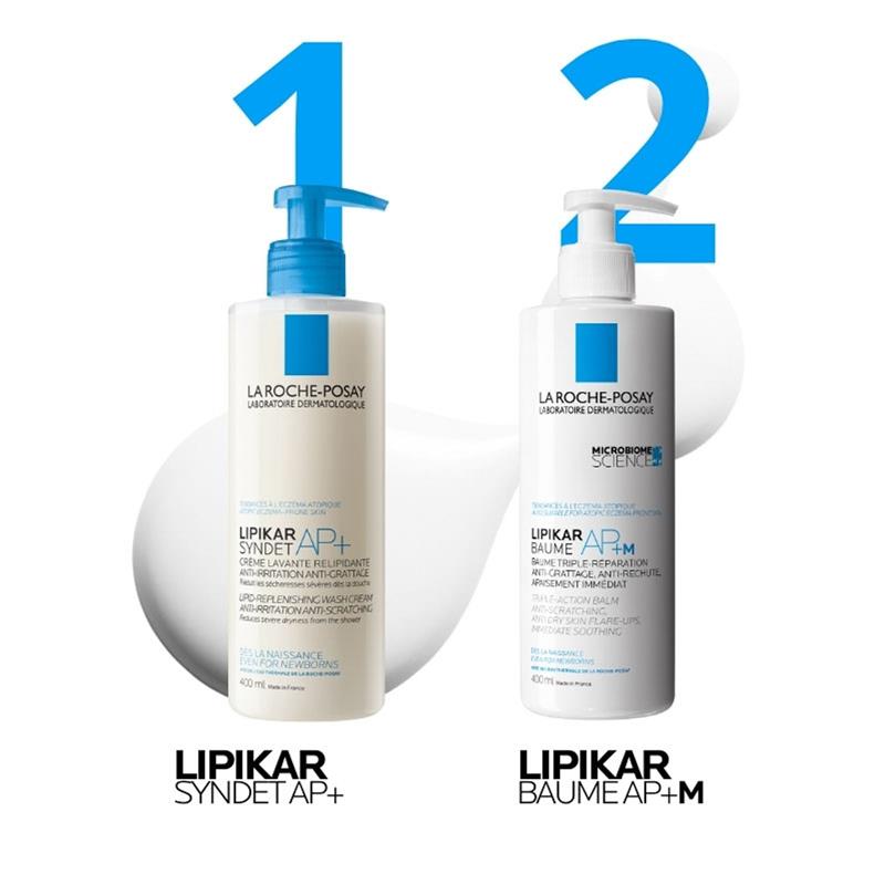 La Roche-Posay Lipikar Syndet AP+ Cream Wash 400ml - Gentle Cleanser for Sensitive Skin-Auzzi Store