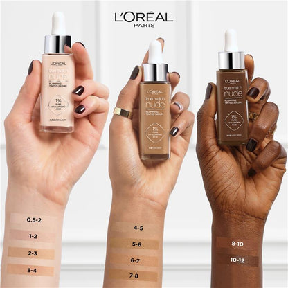 L'Oreal Paris True Match Nude Plumping Tinted Serum Foundation Deep 10-12