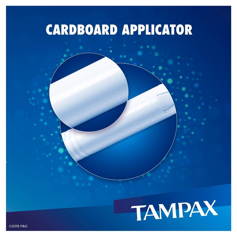 Tampax Super 14g Heavy Flow Tampons with Applicator - 20 Pack