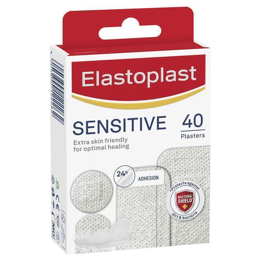 Elastoplast Sensitive Plasters - 40 Strips Assorted-Auzzi Store