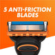Gillette Fusion Power Razor Blades - 4 Pack Refills – view 9 - Auzzistore