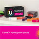 U by Kotex Super Slim Tampons 32-Tempons for Heavy Flow Protection – view 10