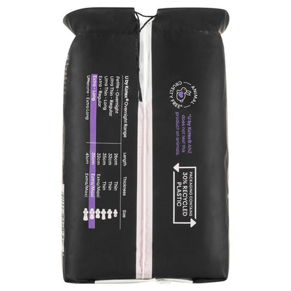 U by Kotex Overnight Long Maxi Pads with Secure Wings, 8-Pads