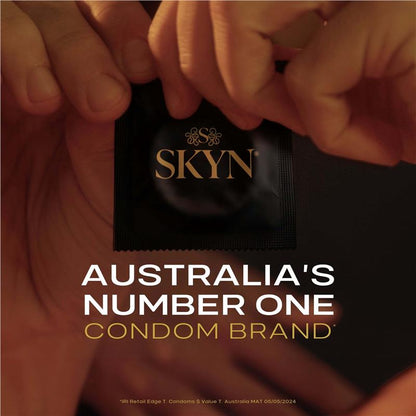 SKYN Large Non-Latex Condoms 10 Pack – Ultra Smooth Polyisoprene