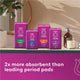 Poise Overnight Incontinence Pads - 8 Pads, 3-in-1 Protection – view 10