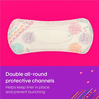 U by Kotex Designer Protect Liners – 30 Liners, Breathable & Absorbent