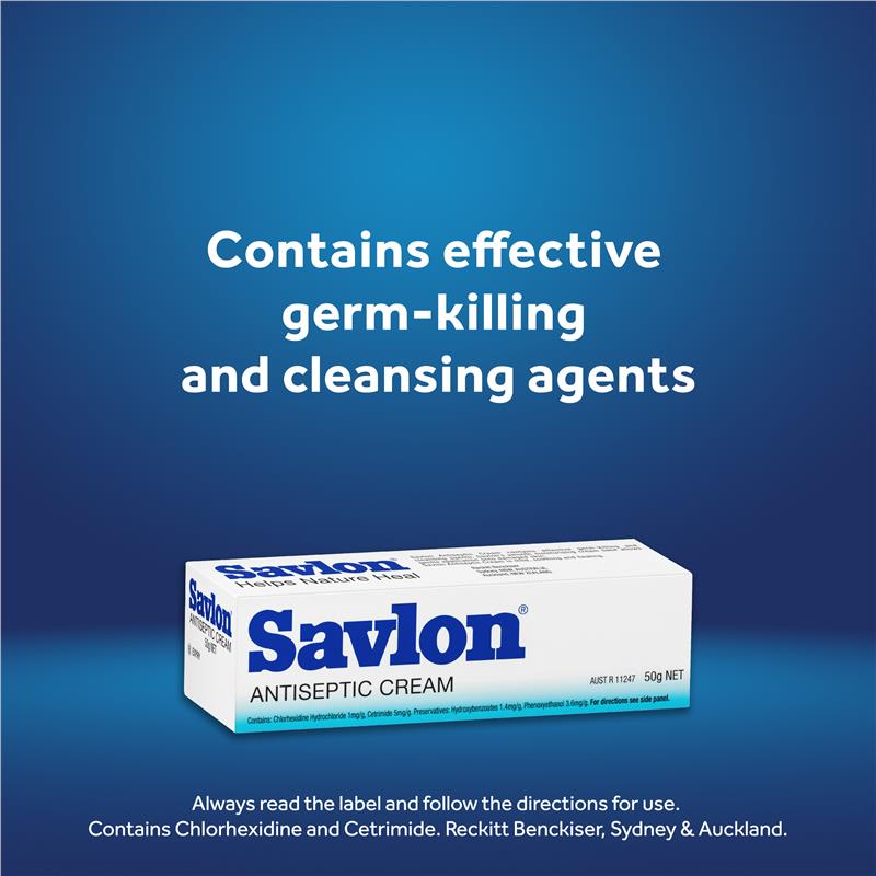 Savlon Antiseptic Cream 50g - Gentle Care for Cuts & Bites-Auzzi Store