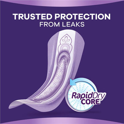 Always Discreet Normal Adult Incontinence Pads, 30 pads, RapidDry