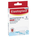 Elastoplast Waterproof Dressing XL 6x7cm - 5 Pack for Larger Wounds