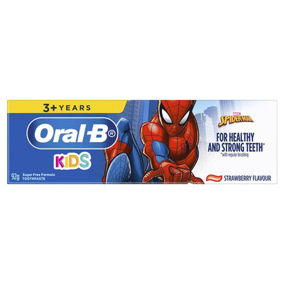 Oral-B Spiderman Kids Toothpaste for Ages 3+ - 92g