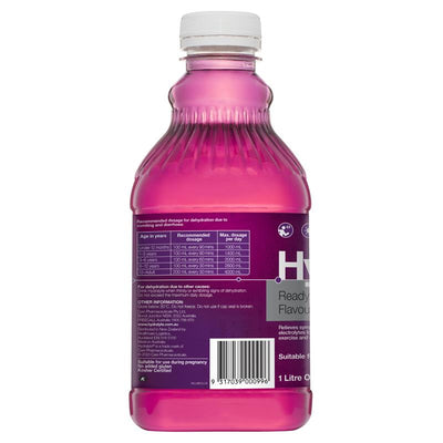Hydralyte Liquid Electrolyte Solution - Apple Blackcurrant 1 Litre