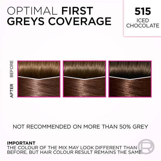 L'Oreal Paris Casting Creme Gloss - 515 Chocolate Chestnut (Ammonia Free)-Auzzi Store