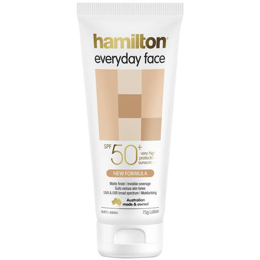 Hamilton SPF 50+ Everyday Face Cream - 75g Sunscreen-Auzzi Store
