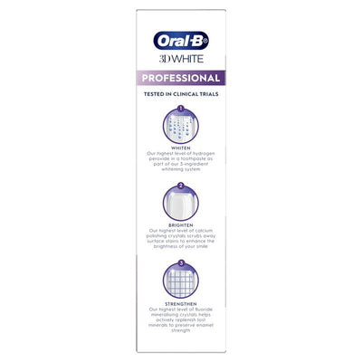 Oral-B 3D White Professional Diamond Clean Toothpaste - 85g