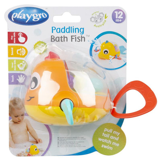 Playgro Paddling Bath Fish - Fun Bath Time Toy for Toddlers