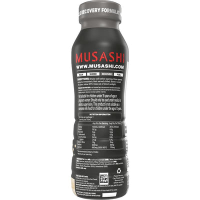 Musashi High Protein Vanilla Shake - 375ml | Ultimate Muscle Recovery