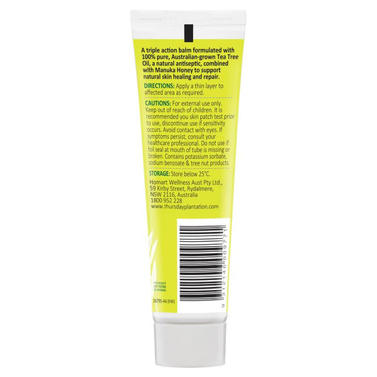 Thursday Plantation Tea Tree Oil & Manuka Honey Healing Balm 30g - Triple Action Antiseptic - Auzzi Store