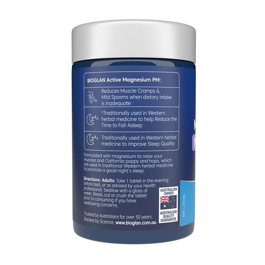 Bioglan Magnesium PM with California Poppy & Hops - 150 Tablets – view 2