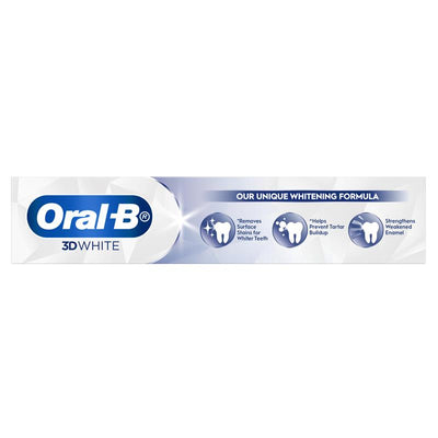 Oral-B 3D White Strengthen Enamel Toothpaste - 110g