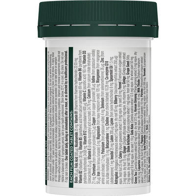 Swisse Ultivite Vegan Men's Multivitamin 60 Tablets with B12 & Iron