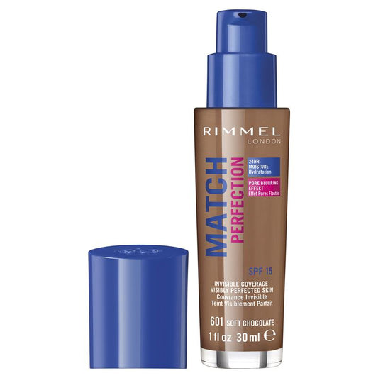 Rimmel Match Perfection Foundation Soft Chocolate 601 – view 2