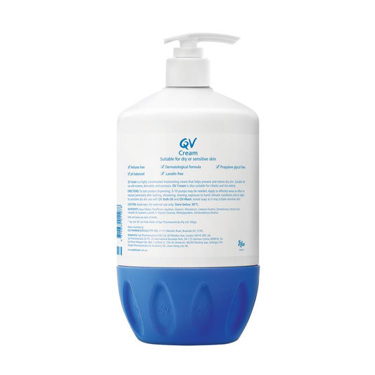 QV Moisturising Cream - 1Kg for Dry Skin Relief-Auzzi Store