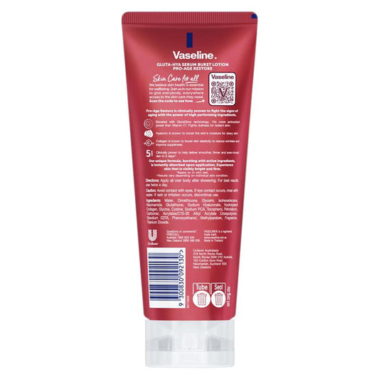 Vaseline Gluta-Hya Serum Boost Lotion for Pro Age Restore - 200ml-Auzzi Store