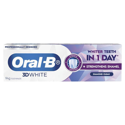 Oral-B 3D White Toothpaste - Intensive Whitening Diamond Clean, 94g