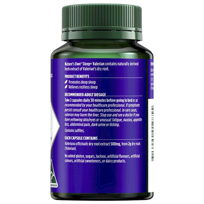 Nature's Own Valerian Sleep Support 2000mg - 60 Capsules