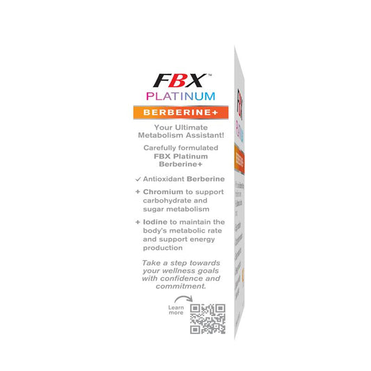 FBX Platinum Berberine+ - 30 Capsules
