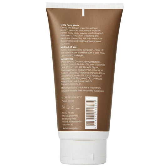 Natio Men's Daily Face Wash 150g-Auzzi Store