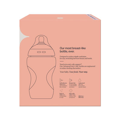 Tommee Tippee Natural Start 340ml PP Bottles - 2 Pack for Easy Feeding