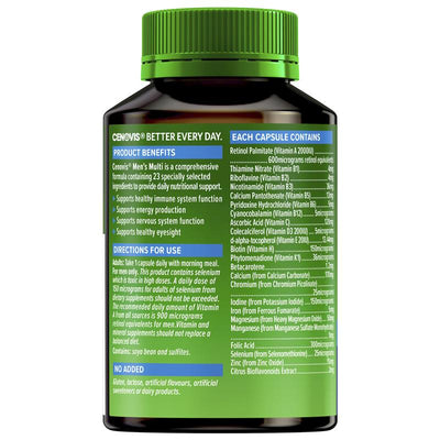 Cenovis Once Daily Men's Multi - 50 Capsules