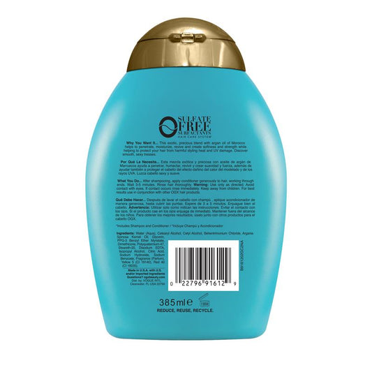 OGX Renewing + Repairing & Shine Argan Oil of Morocco Conditioner - 385mL for Dry & Damaged Hair-Auzzi Store